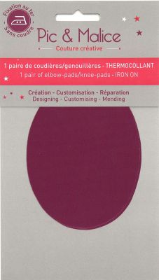 Renforts Coudières / Genouillères Thermocollants Bordeaux Glamour
