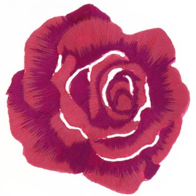 Thermocollant recreatys collection florale rose rouge clair