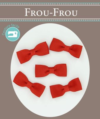 5 Noeuds Frou-Frou Rouge vif