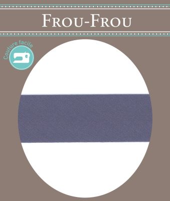 Biais Uni Coton Frou-Frou 20 mm Violet Sage