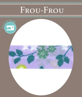 Biais Les Oiseaux 20mm Frou-Frou Violet -