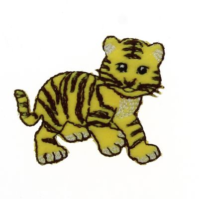 Thermocollant tigre 4x4.5cm collection zoo