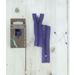 Frou-Frou Fermeture à glissière Zip Myrtille Uni