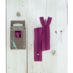 Frou-Frou Fermeture à glissière Zip Rose camélia Uni