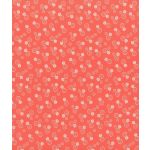 TISSU FROU-FROU I Love Couture Bouton Corail Laize de 150cm - PRIX AU METRE