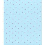 TISSU FROU-FROU I Love Couture Point de croix Bleu lagon Laize de 150cm - PRIX AU METRE