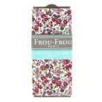 COUPON TISSU 45x55cm FLEURI Bordeaux Petites fleurs - 100% Coton