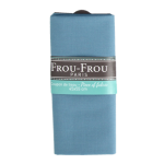 COUPON TISSU 45x55cm UNI Bleu - 100% Coton