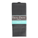 COUPON TISSU 45x55cm UNI Gris foncé - 100% Coton