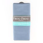 COUPON TISSU 45x55cm UNI Bleu Gris - 100% Coton