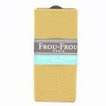 COUPON TISSU 45x55cm UNI Jaune Moutarde - 100% Coton
