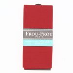 COUPON TISSU 45x55cm UNI Rouge vif - 100% Coton