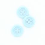 Bouton Mercerie Uni Bleu layette