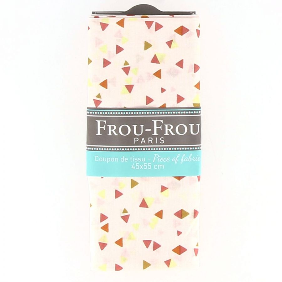 Coupon Tissu Frou Frou 45x55cm Kirigami Mini S Saumon Coupon Tissu Frou Frou 45x55cm Kirigami Mini S Saumon